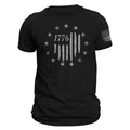 USA 1776 Distressed Betsy Ross Flag T-Shirt Casual Classic Hoodie, Sweatshirt | RetroVerseTees.com