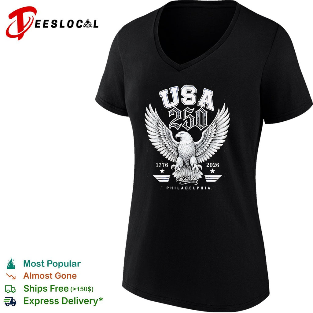 USA 250 1776 2026 B Franklin Philadelphia Patriotic American Eagle Independence shirt
