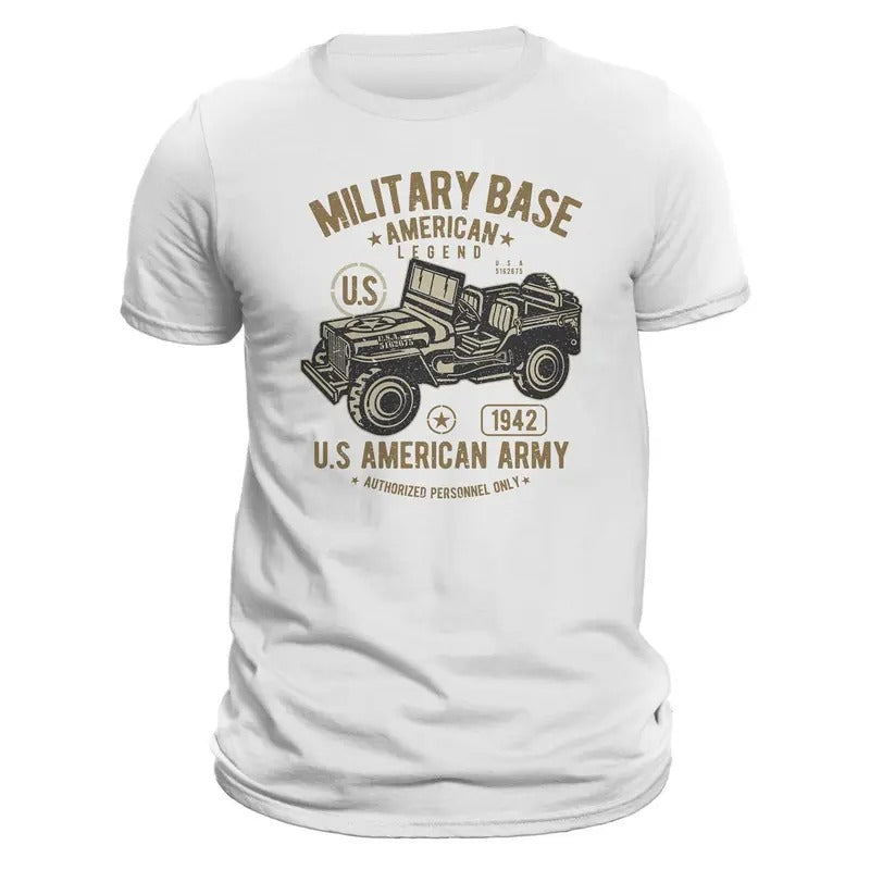 USA Army Military Base Men's T-Shirt Hoodie, Sweatshirt | RetroVerseTees.com