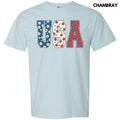USA Flowers Comfort Colors T-Shirt Hoodie, Sweatshirt | RetroVerseTees.com