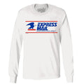 USPS Express Mail Long Sleeve T-Shirt - White Hoodie, Sweatshirt | RetroVerseTees.com