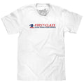 USPS First-Class Mail Logo T-Shirt - White Hoodie, Sweatshirt | RetroVerseTees.com