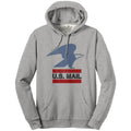 USPS U.S. Mail Eagle Hooded Sweatshirt - Gray T-Shirts, Hoodie | RetroVerseTees.com