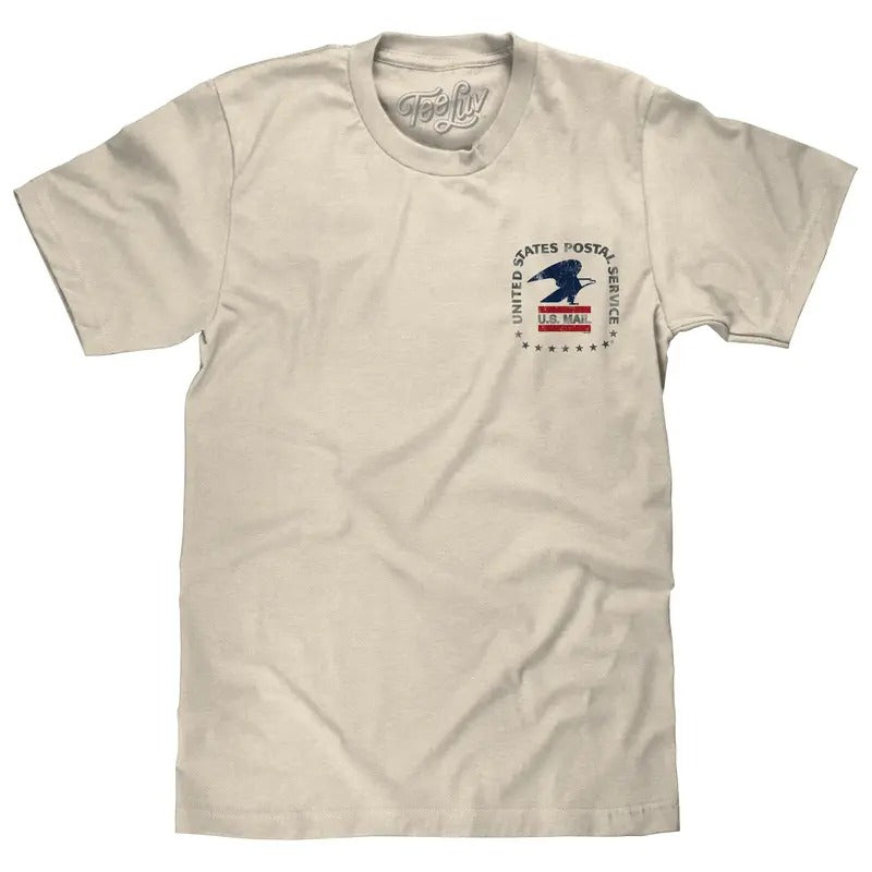 USPS United States Postal Service Mail Eagle T-Shirt - Cream Hoodie, Sweatshirt | RetroVerseTees.com