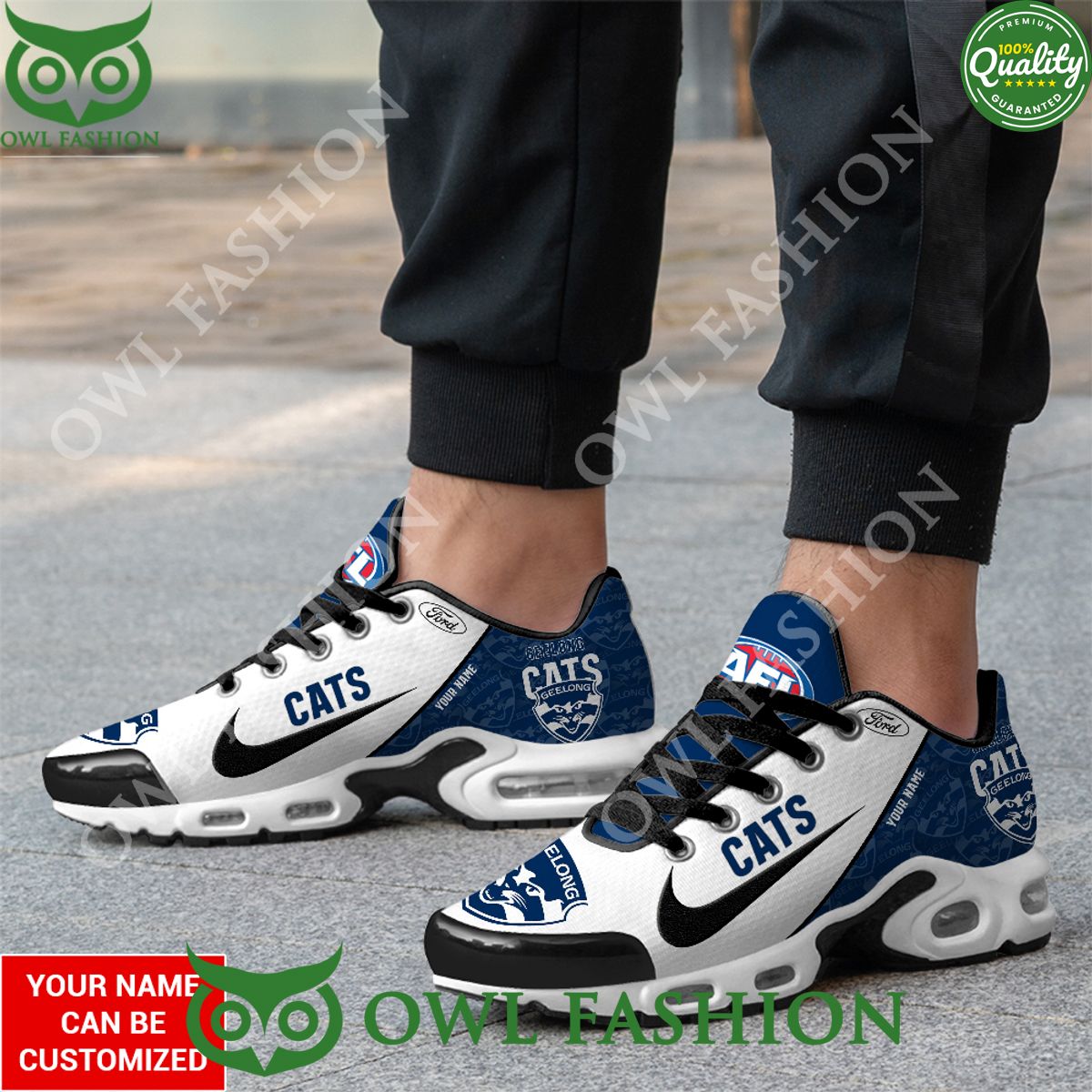 Custom name Geelong Cats Au sport club Air Max Shoes