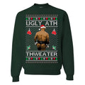 Ugly Ath Merry Chrithmith Sweatshirt, Butt Viral Ugly Ass Boxing Fight Meme Men Women Funny Ugly Christmas Sweater Cotton...