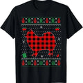 Ugly Christmas Red Plaid Pomeranian Dog Lover Matching Pj T-Shirt Hoodie, Sweatshirt | RetroVerseTees.com