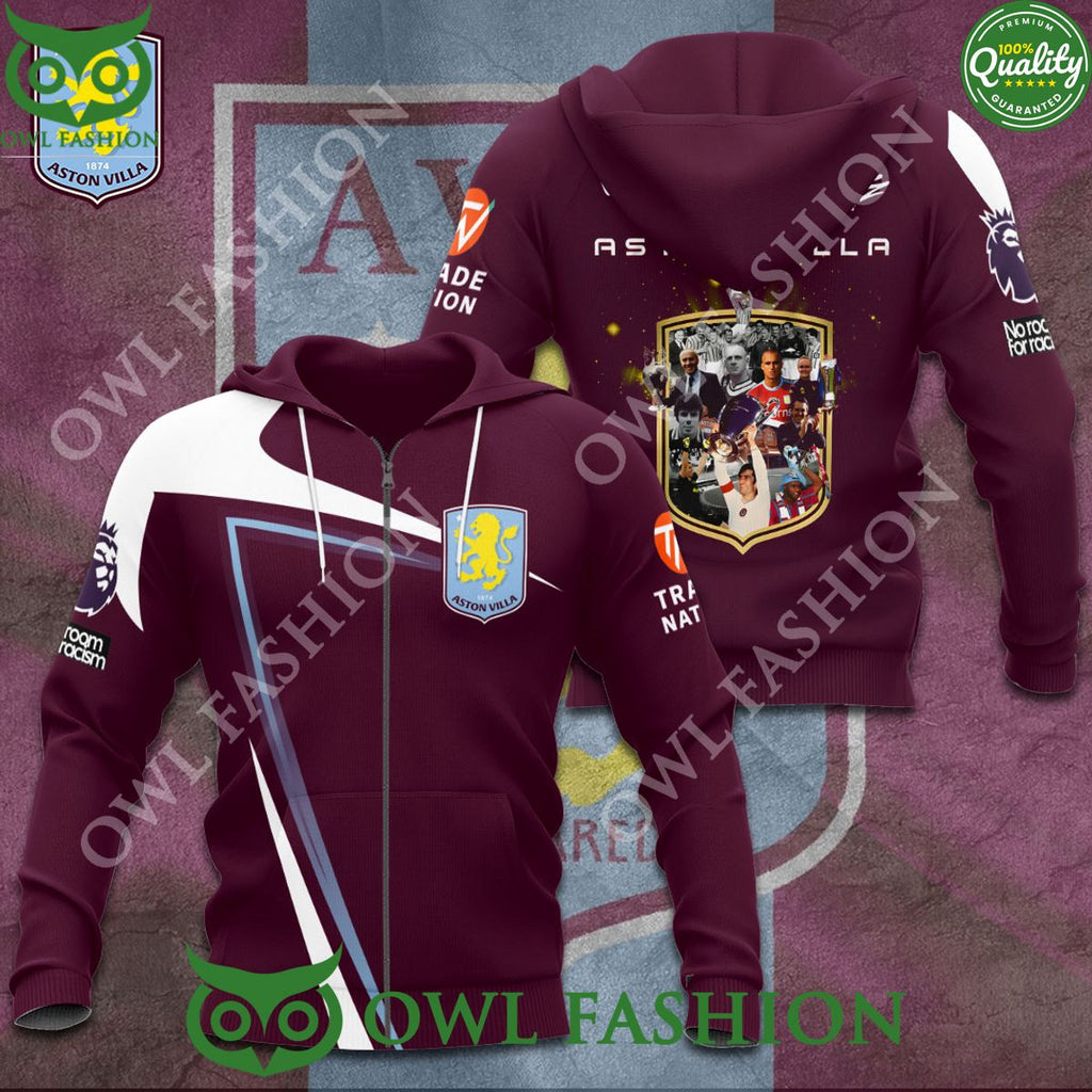 Aston Villa 150th Anniversary 1874 2024 3D t shirt