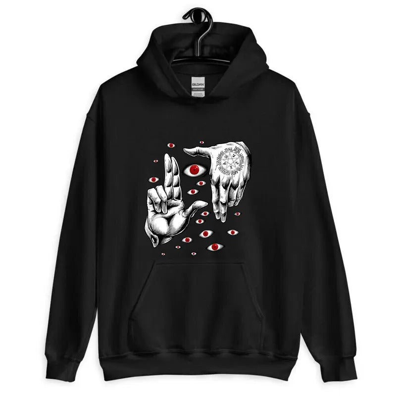 Ultimate Vampire Hoodie,Anime,Alucard Hellsing Hoodie,Pentagram Hoodie T-Shirts, Sweatshirt | RetroVerseTees.com