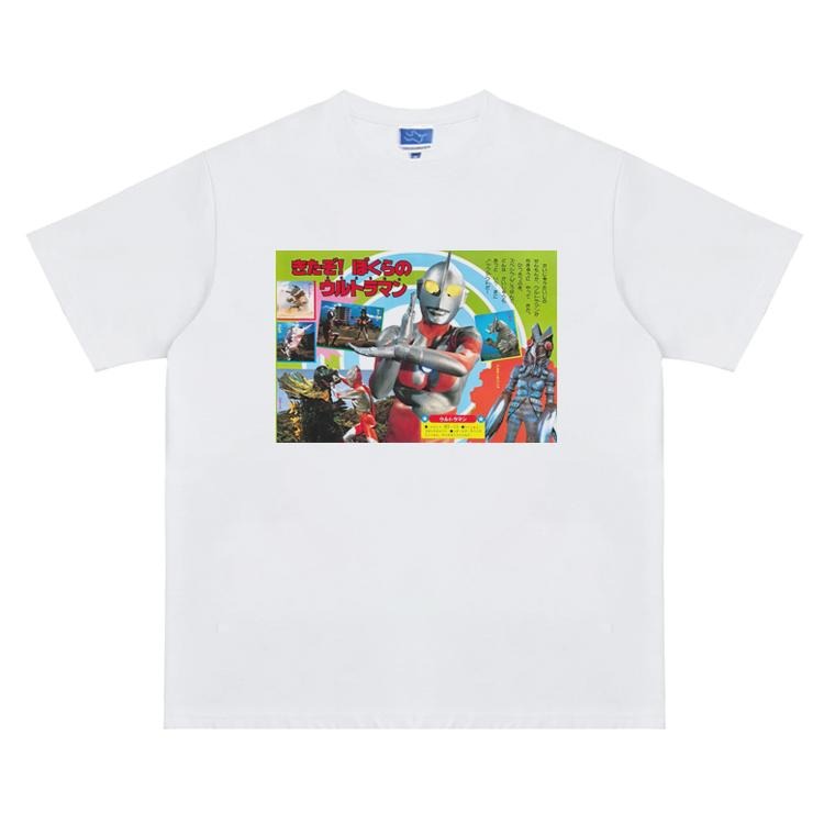 Ultraman "The First" Heavyweight Vintage Tee 100% Cotton OVERSIZED Anime T-shirt Menswear Top Crew Necks Tshirt Casual...
