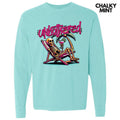 Unbothered Skeleton Long Sleeve Comfort Colors T-Shirt Hoodie, Sweatshirt | RetroVerseTees.com
