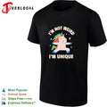 Unicorn dabbing I’m not weird I’m unique shirt