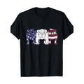 Unique English Bulldog Dog American Flag Retro Puppy Lover T-Shirt Made in USA Hoodie, Sweatshirt | RetroVerseTees.com