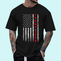 [Unisex Cotton] Trump 2028 Vote Donald Trump America US Flag Graphic Tee T-Shirt , Short Sleeve, Top Unisex Hoodie,...