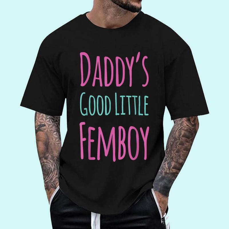[Unisex Cotton Shirt] Femoby Daddy's Good Little Femboy T-Shirt Classic Comfy Hoodie, Sweatshirt | RetroVerseTees.com