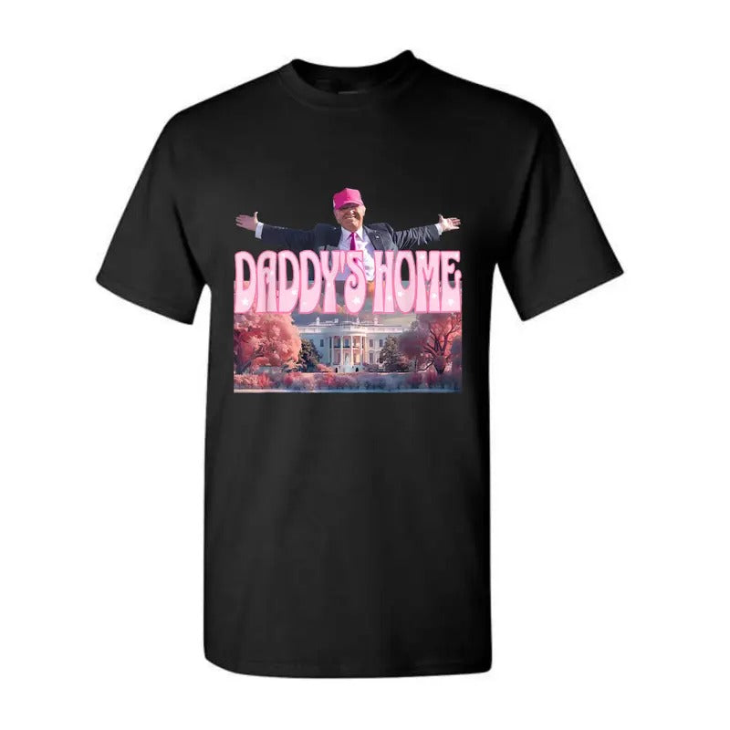 Unisex Daddy's Home Real Trump Shirt, Republican Gift Hoodie, Sweatshirt | RetroVerseTees.com