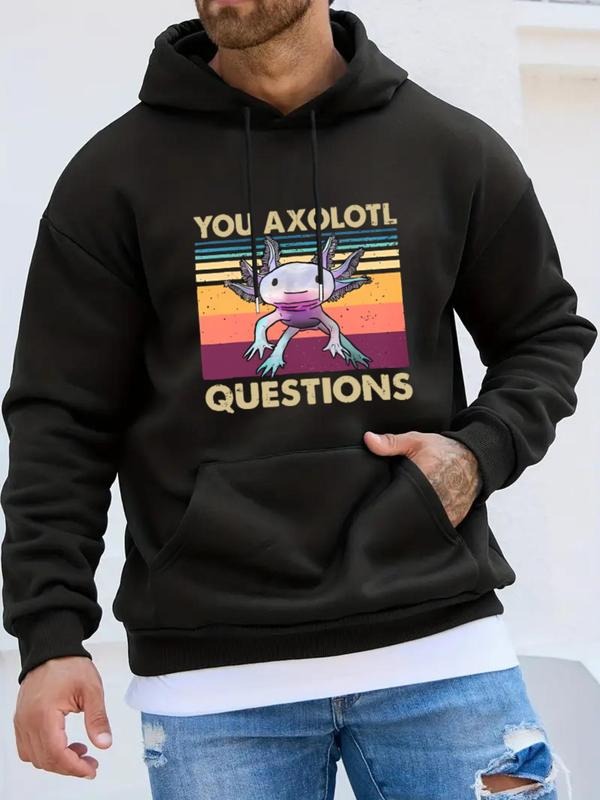 Unisex Men'WB shield Cartoon Print Drawstring Graphic Essentials Hoodie, Regular Fit Long Sleeve Pocket Hooded Pullover...