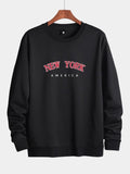 Unisex Men'WB shield Letter Print Drop Shoulder Sweatshirt Essentials Hoodie, Fashion Casual Regular Fit Round Neck Long...