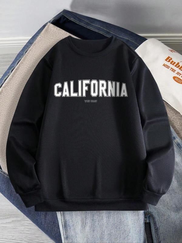 Unisex Men'WB shield Letter Print Drop Shoulder Warm Essentials Sweatshirt, Casual FOG Comfy Regular Fit Long-sleeve...