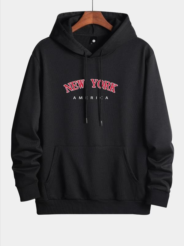 Unisex Men'WB shield Regular Fit Letter Graphic Drop Shoulder Essentials Hoodie, Fashion Casual Drawstring Pocket Hooded...