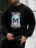 Unisex Men'WB shield Regular Fit Round Neck Long Sleeve Graphic Essentials Sweatshirt, Crew Neck Pullover for Spring &...