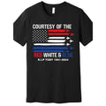 Unisex Patriotic Toby Tribute Graphic T-Shirt - Red White & Blue American Flag Design with Military Red plumber brand...