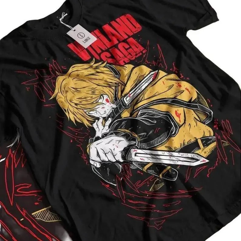 Unisex Thorfinn Son of Thors Anime T-Shirt, Manga Viking Saga Shirt Hoodie, Sweatshirt | RetroVerseTees.com