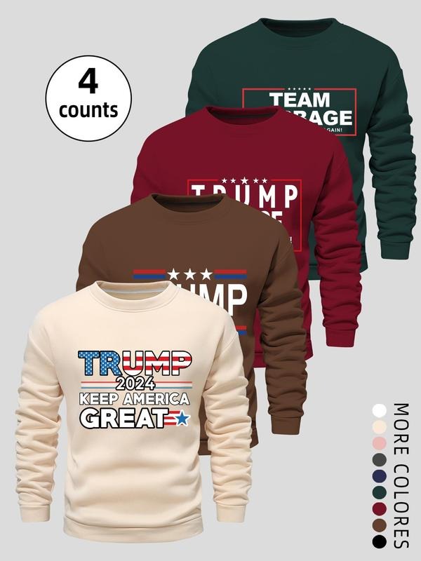Unisex'WB shield Letter Print Round Neck Sweatshirt, Regular Fit Casual Long Sleeve Pullover for Spring & Fall, Unisex'WB...