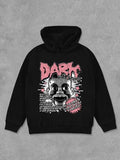 Unisex Y2k Letters Print Drop Shoulder Hoodie, Fashion Casual Hooded Sweatshirt for Daily Holiday Outdoor Wear, Unisex...
