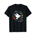 UnisexWomen'WB shield T-Shirt | Casual Round Neck | Peace Dove & Roses Graphic | Short Sleeve | Machine Washable |...