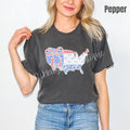 United States Patterns Comfort Colors T-Shirt 'NLB' Hoodie, Sweatshirt | RetroVerseTees.com