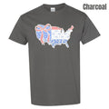 United States Patterns Gildan Short Sleeve T-Shirt 'NLB' Hoodie, Sweatshirt | RetroVerseTees.com