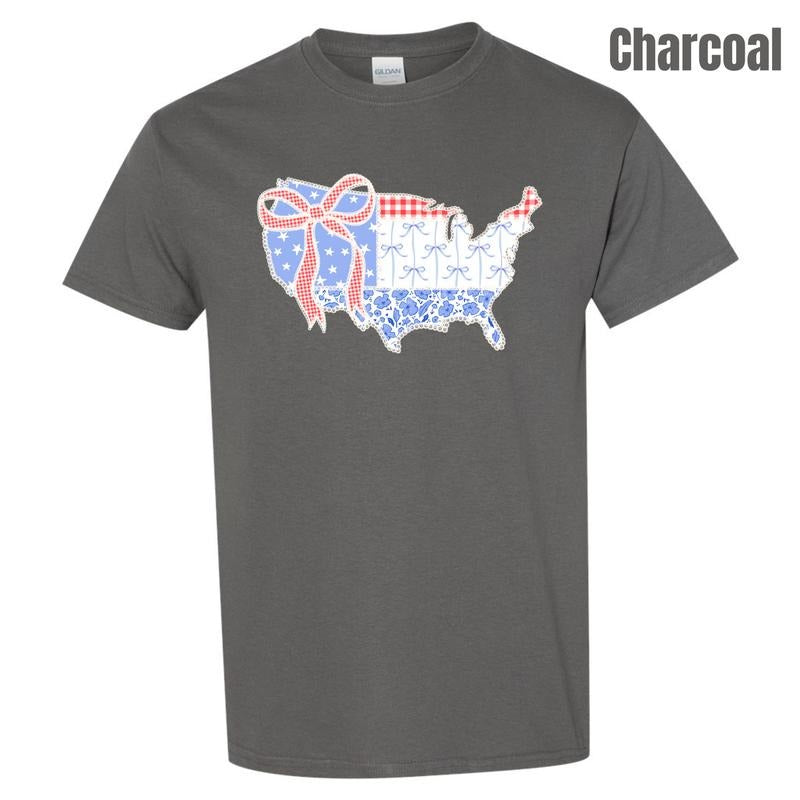 United States Patterns Gildan Short Sleeve T-Shirt 'NLB' Hoodie, Sweatshirt | RetroVerseTees.com