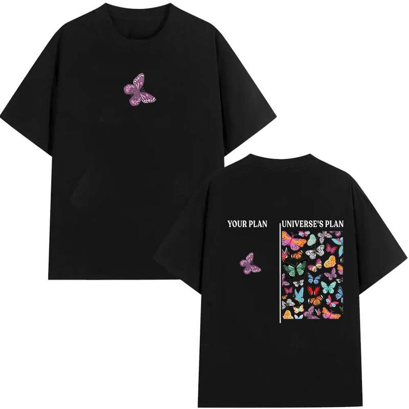 Universe's plan Unisex Washed T-Shirt, Christian t shirts, Vintage 90s Graphic Tee, Gift Top Womenswear Cotton Hoodie,...