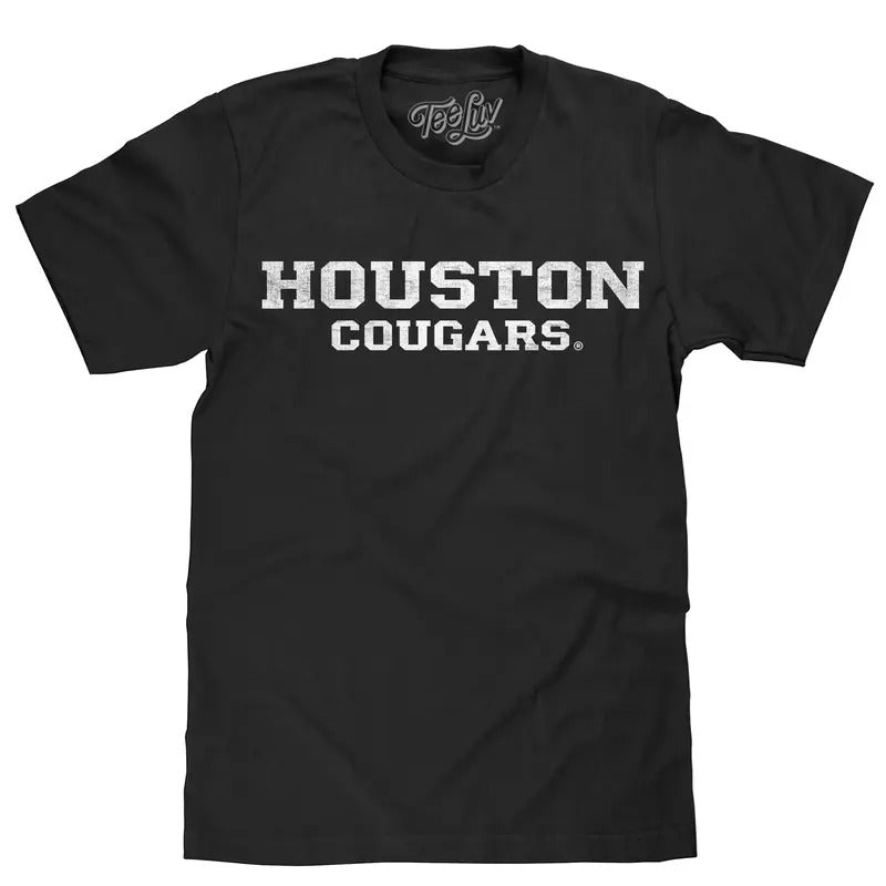 University of Houston Cougars T-Shirt - Black Hoodie, Sweatshirt | RetroVerseTees.com