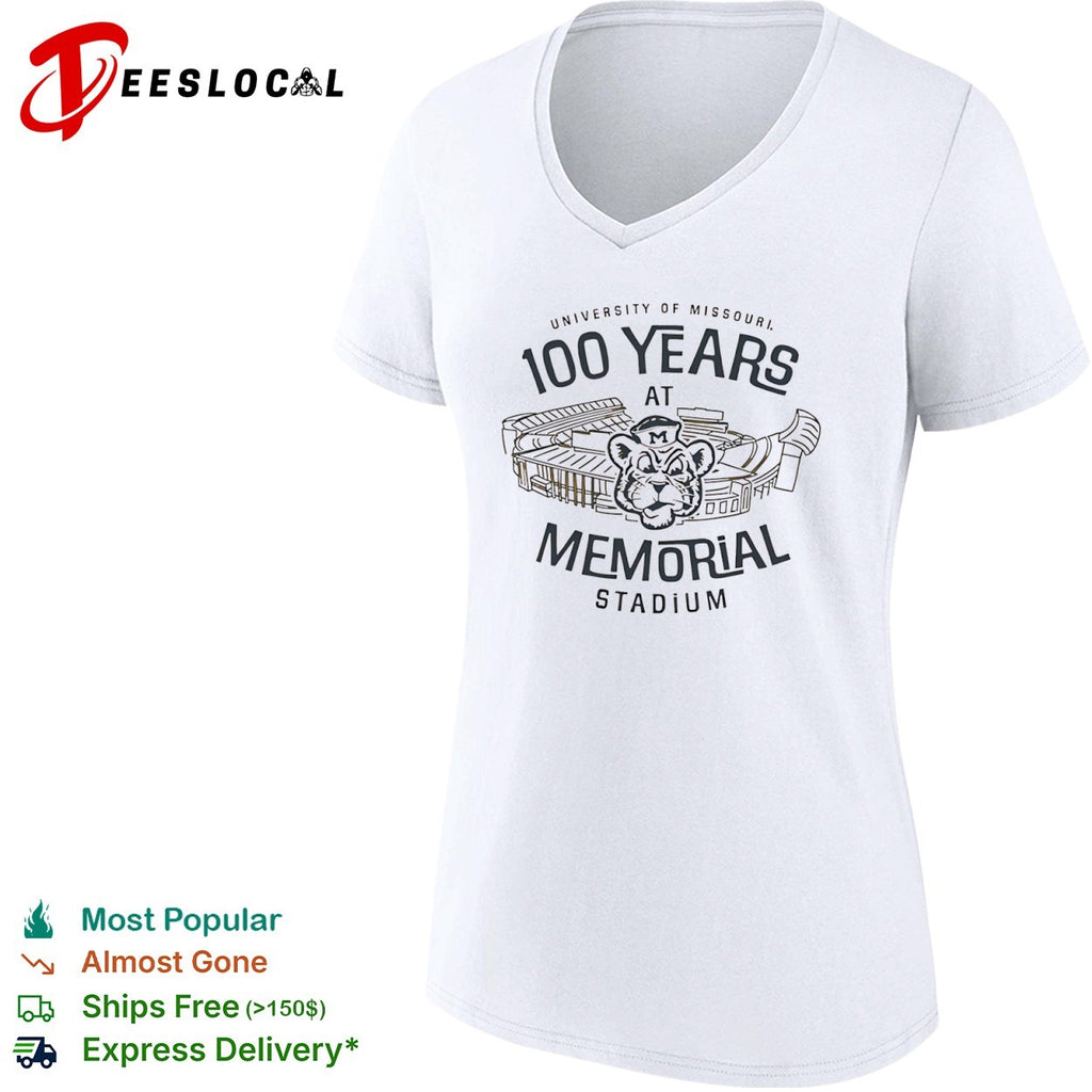 University of Missouri 100 Years at Memorial Stadium shirt