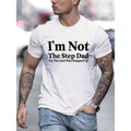 Unleash Your Inner Hero Dad - Bold Graphic Print T-Shirt for Men