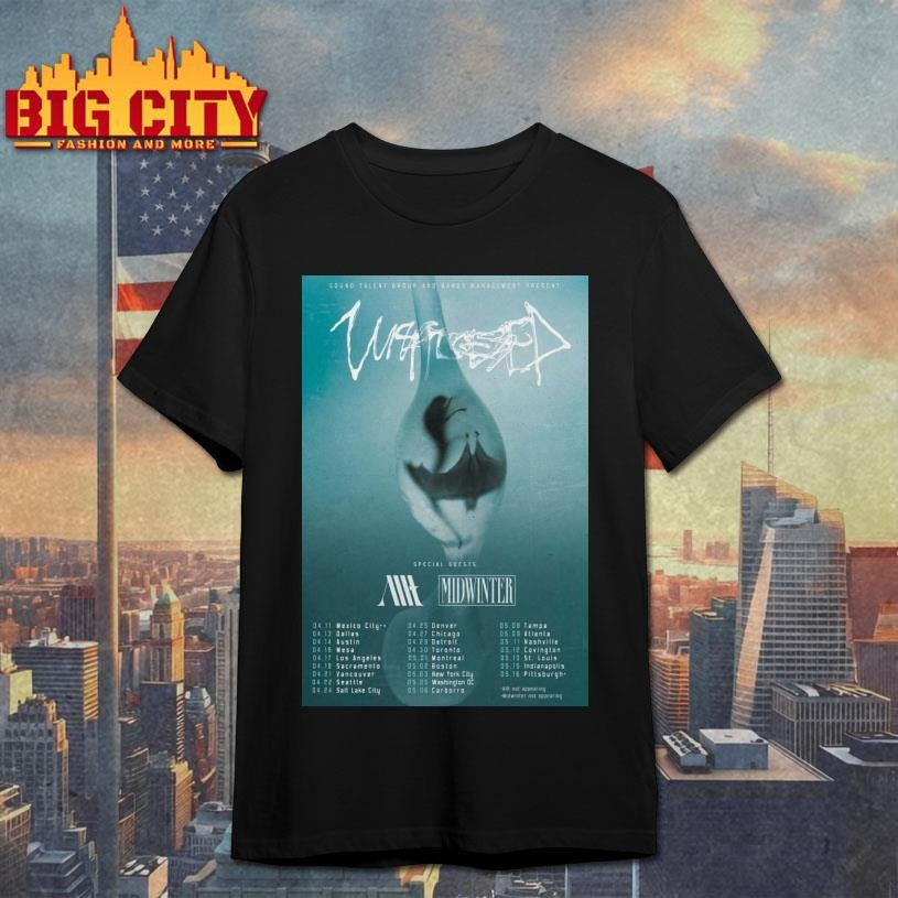 Unprocessed Angel North America Headline Tour 2026 Poster shirt