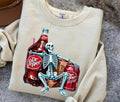 [Up To 5XL] DR. Pepper Shirts, Dr. Pepper Skeleton Shirt, Dr. Pepper Soda, Gift for Her, Gift for Him, Trendy Graphic...