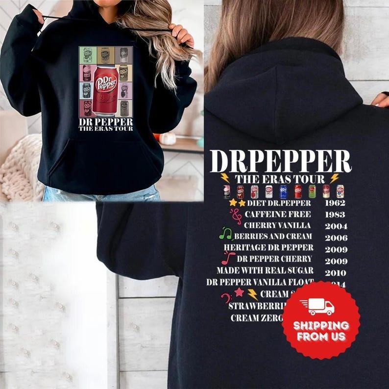 [Up To 5XL] Dr Pepper The Era Shirt, Vintage Soda Sweatshirt, Dr. Pepper Classic Tee, Dr Pepper Lover Gift, Gift For Soda...