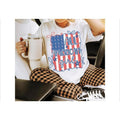 Urban - style Patriotic Tee: Stand Out with WB shield Cool Gunpla brand Effortless American