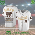 Custom name Chris Brown Breezy Tour 2025 XX Europe Baseball Jersey shirt