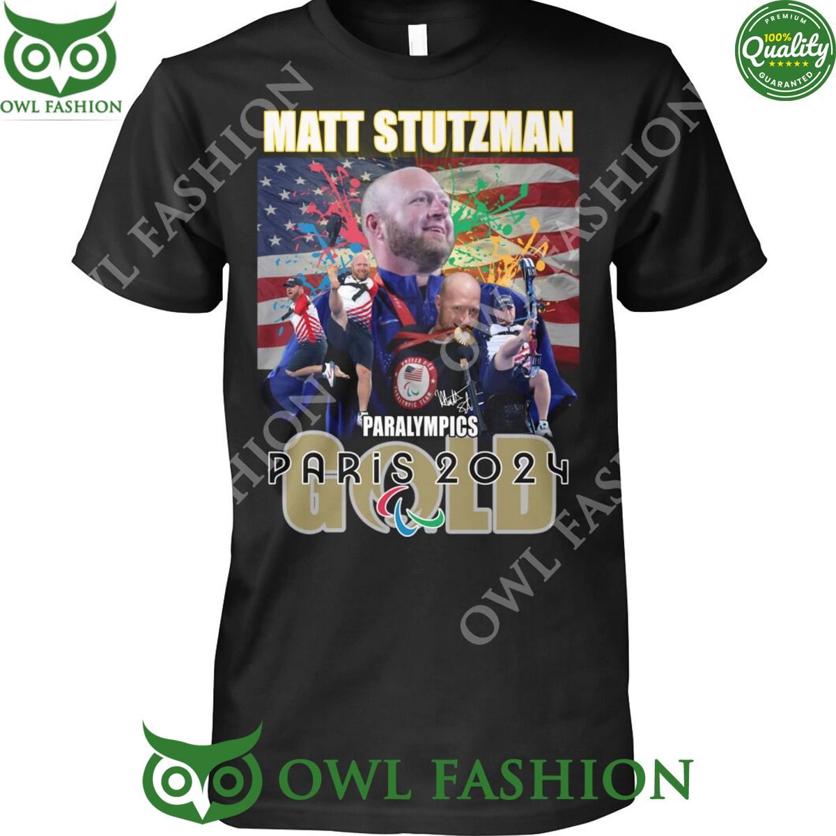 The First armless archer to win Paralympic Gold Matt Stutzman 2024 t shirt