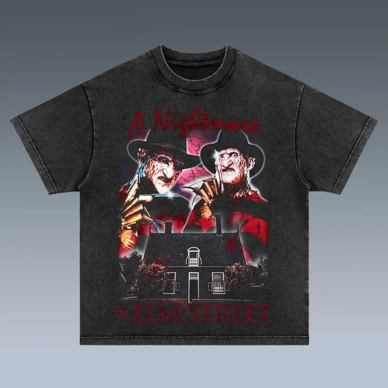 VINTAGE TEE |  A NIGHTMARE ON ELM STREET Trending Movie T shirt Vintage 90s T-shirt gift for Movie fans gift for him gift...