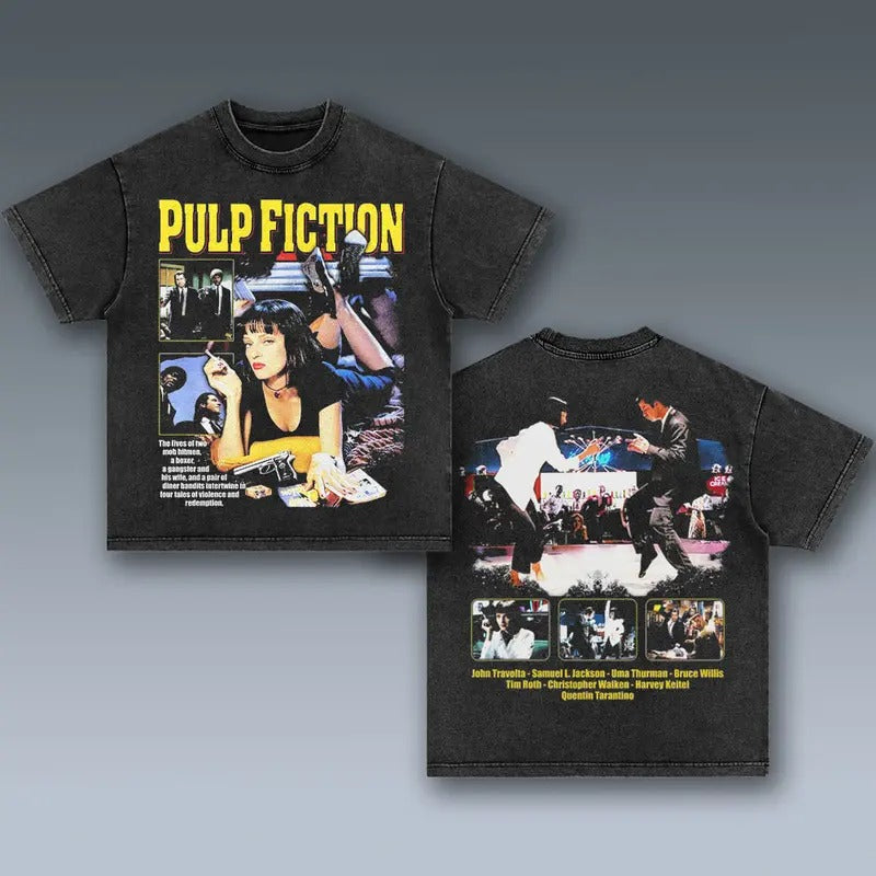 VINTAGE TEE | PULP FICTION Trending Movie T shirt Vintage 90s T-shirt gift for Movie fans gift for him gift for her...