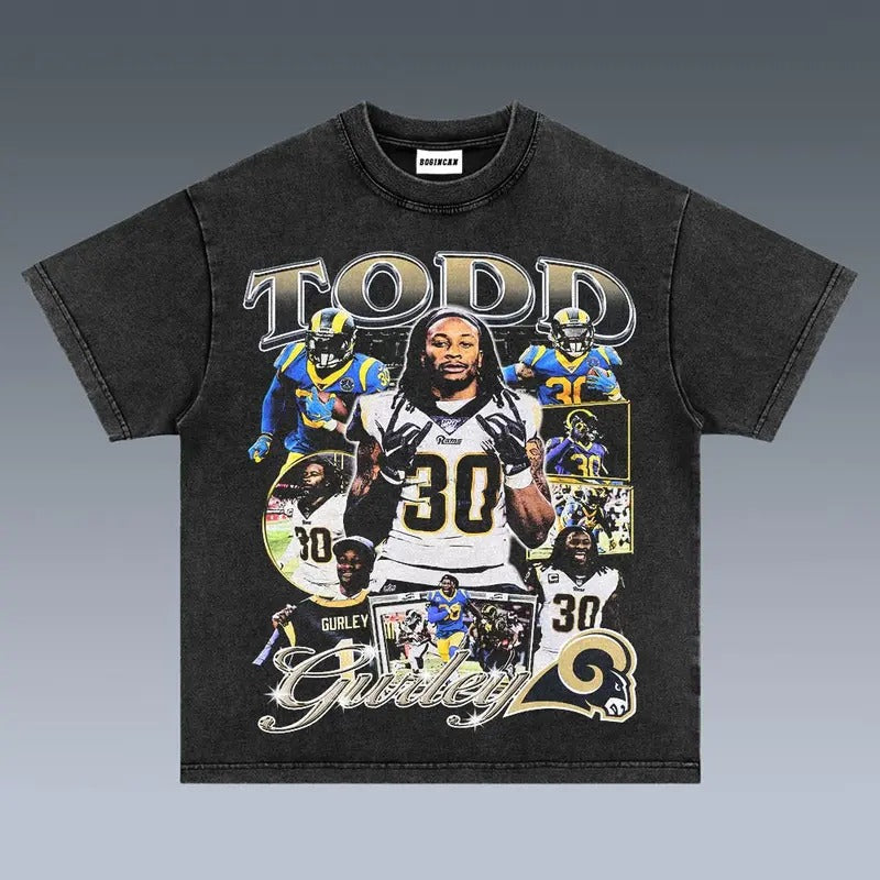 VINTAGE TEE | TODD GURLEY 9.26 - Soft and Comfortable Shirt - Unisex - Graphic T-Shirt Hoodie, Sweatshirt