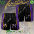 Kobe Bryant x Los Angeles Lakers Black Mamba Shorts