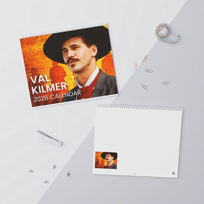 Val Kilmer 2026 Wall Calendar Doc Holiday Memorial Gift for Fans T-Shirts, Hoodie, Sweatshirt | RetroVerseTees.com