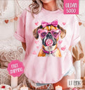 Valentine Boxer Shirt Gildan, Valentine's Day Women's Tee, Cute Women's Tshirt Plus Sizes Hoodie, Sweatshirt