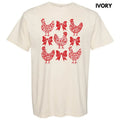 Valentine Chickens Comfort Colors T-Shirt Hoodie, Sweatshirt | RetroVerseTees.com